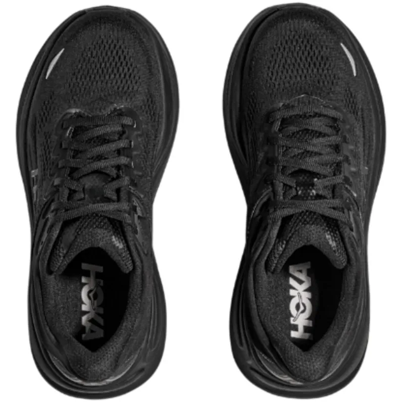Hoka One One Women's Bondi 9 WIDE - Black/Black-6