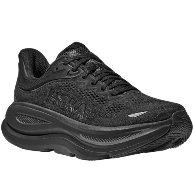 Hoka One One Women's Bondi 9 WIDE - Black/Black-2