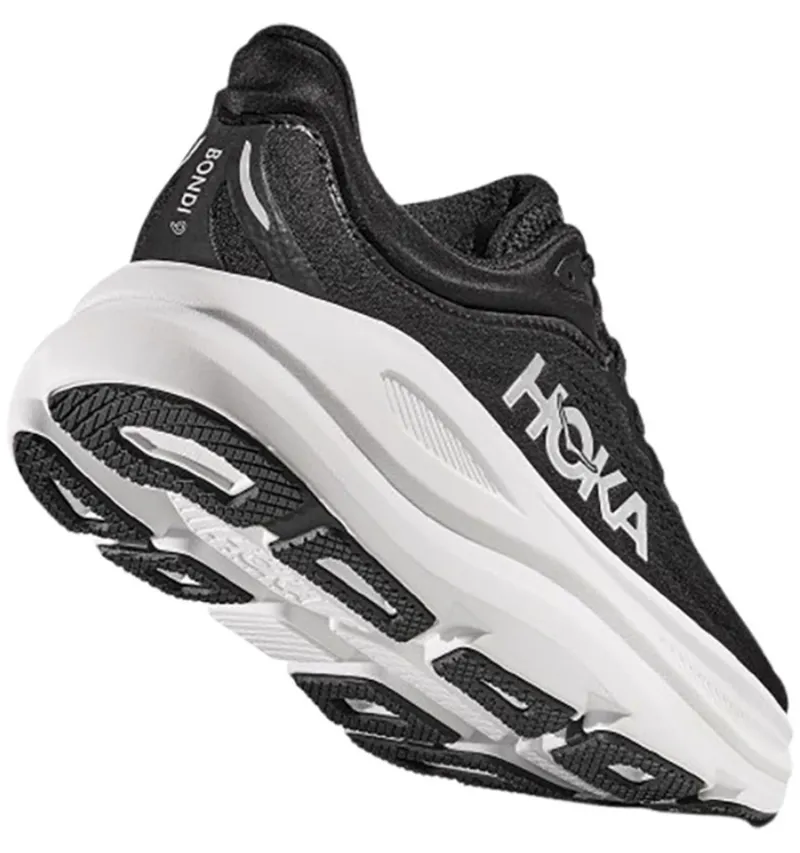 Hoka One One Women's Bondi 9 WIDE Black/White-4
