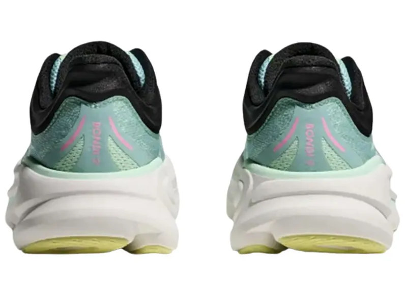 Hoka One One Women's Bondi 9 Wide Blue Spark/Mint Fluorite-5