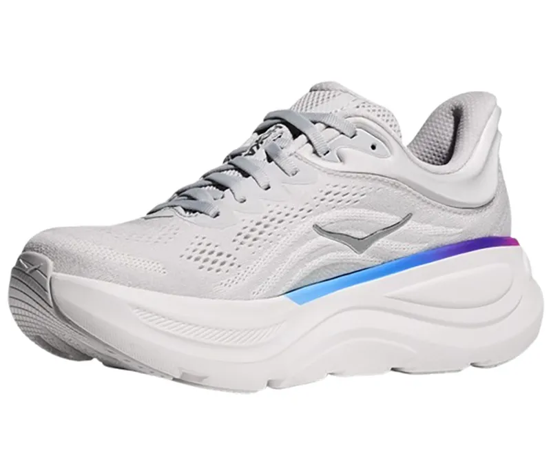 Hoka One One Women's Bondi 9 Wide Cosmic Grey/White-3