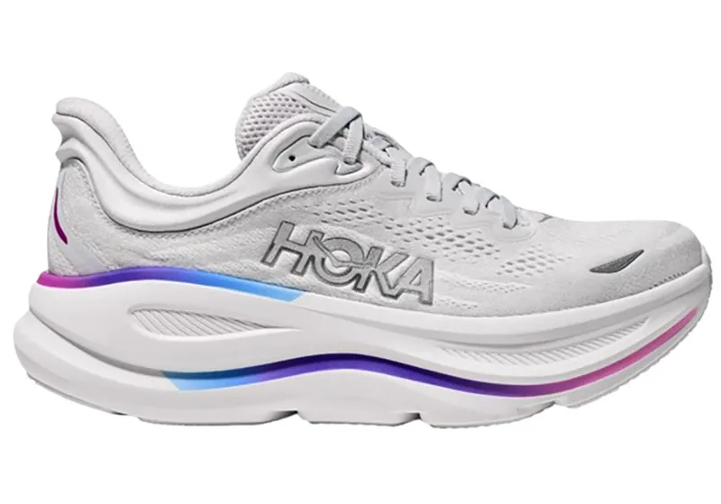 Hoka One One Women's Bondi 9 Wide Cosmic Grey/White