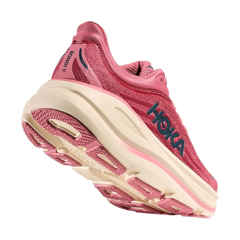 Hoka One One Women's Bondi 9 Wide Lingonberry/Cranberry-4