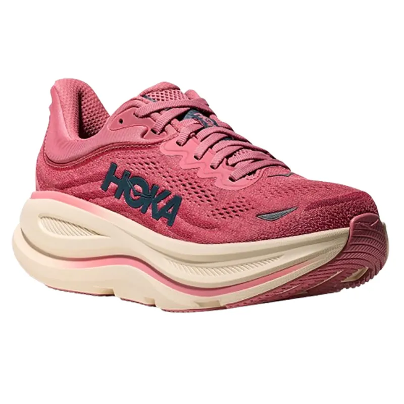 Hoka One One Women's Bondi 9 Wide Lingonberry/Cranberry-2