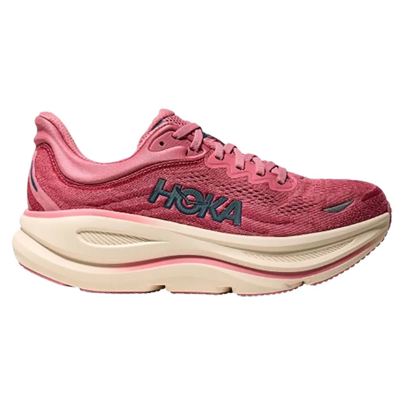 Hoka One One Women's Bondi 9 Wide Lingonberry/Cranberry