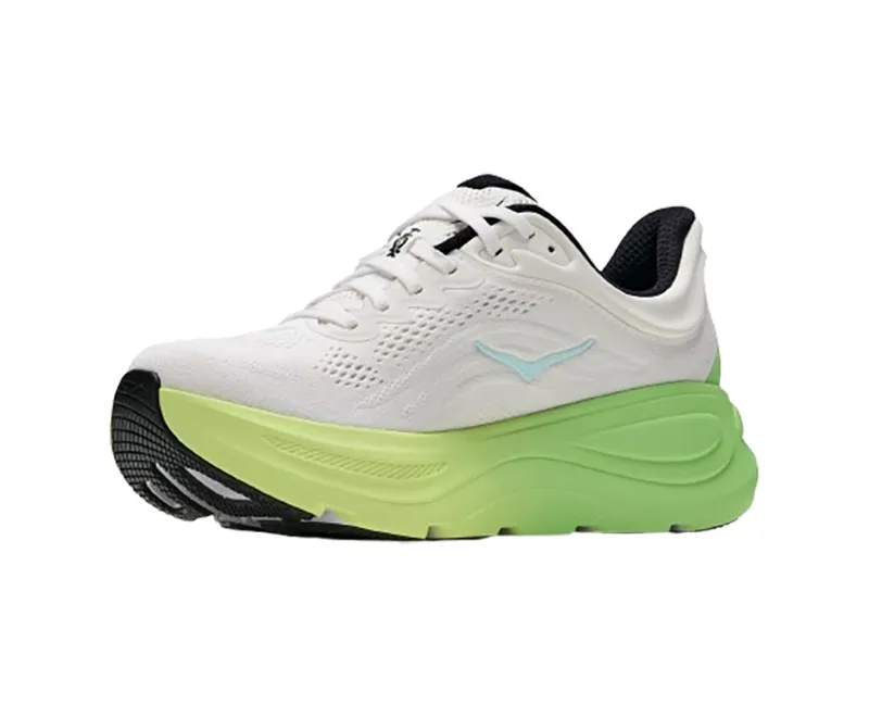Hoka One One Women's Bondi 9 Wide White/Tart Apple-3