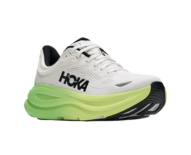 Hoka One One Women's Bondi 9 Wide White/Tart Apple-2