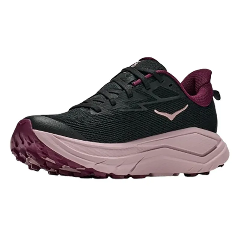 Hoka One One Women's Challenger 8 Black/Pink Opal-3