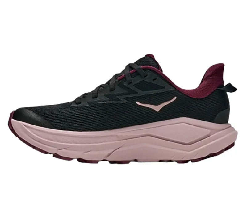 Hoka One One Women's Challenger 8 Black/Pink Opal-1