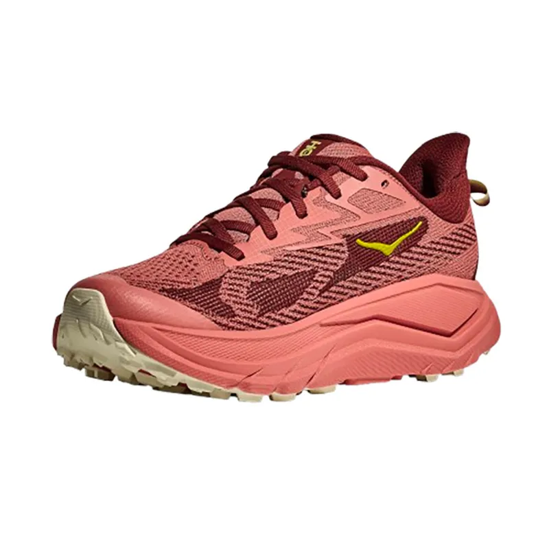 Hoka One One Women's Challenger 8 WIDE - Blush/Dark Cedar-3