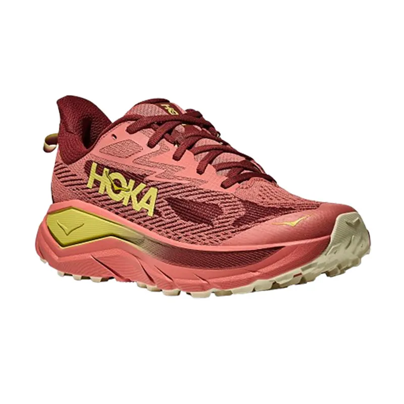 Hoka One One Women's Challenger 8 WIDE - Blush/Dark Cedar-2