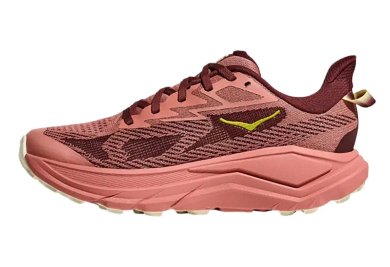 Hoka One One Women's Challenger 8 WIDE - Blush/Dark Cedar-1