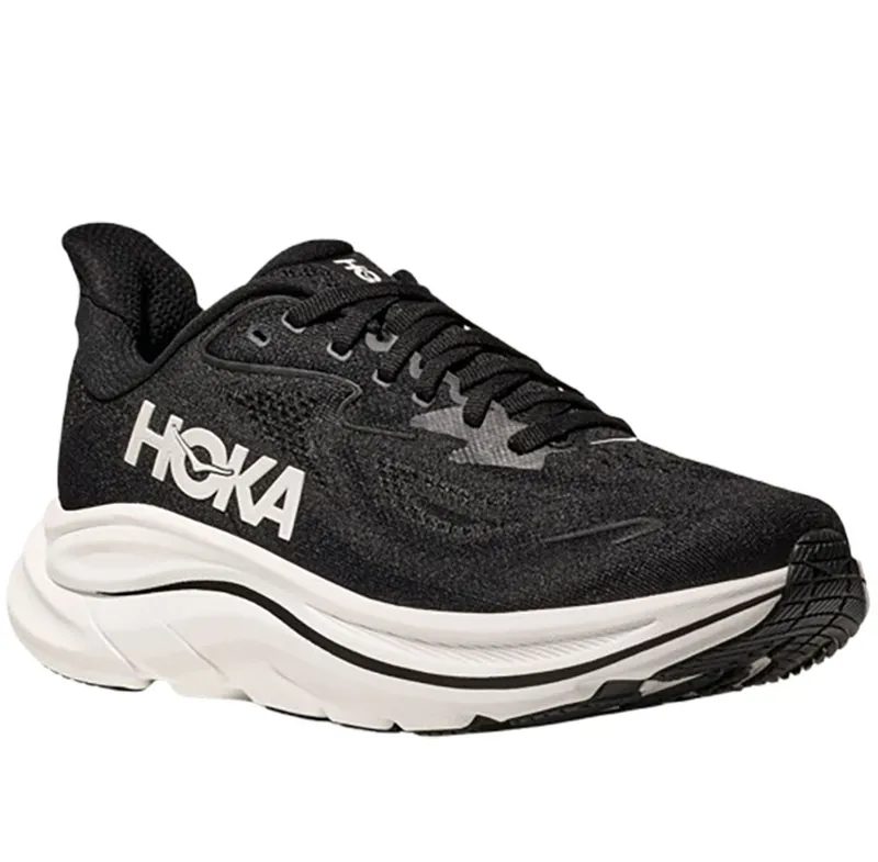 Hoka One One Women's Clifton 10 Black/White-2