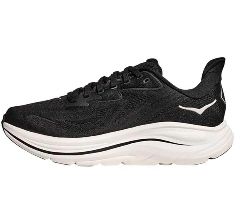 Hoka One One Women's Clifton 10 Black/White-1