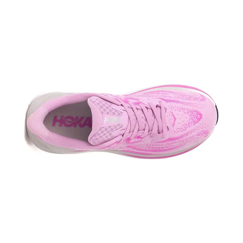 Hoka One One Women's Clifton 10 Flower Nectar/Neon Fuchsia-5