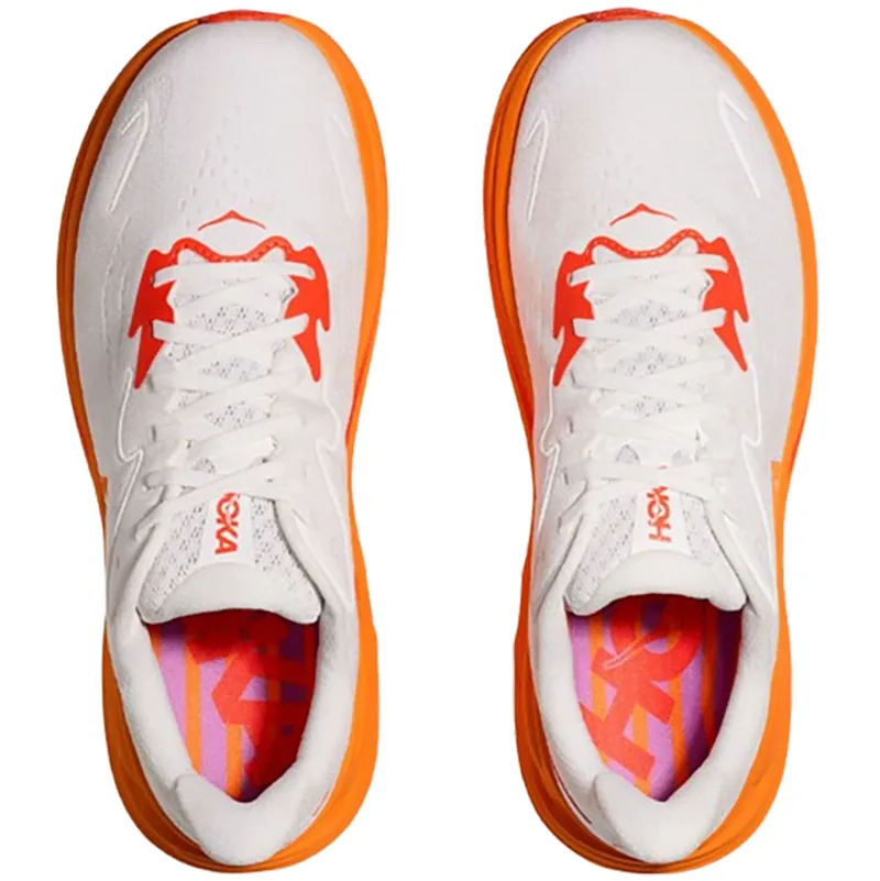 Hoka One One Women's Clifton 10 Frost/Orange Zest-6