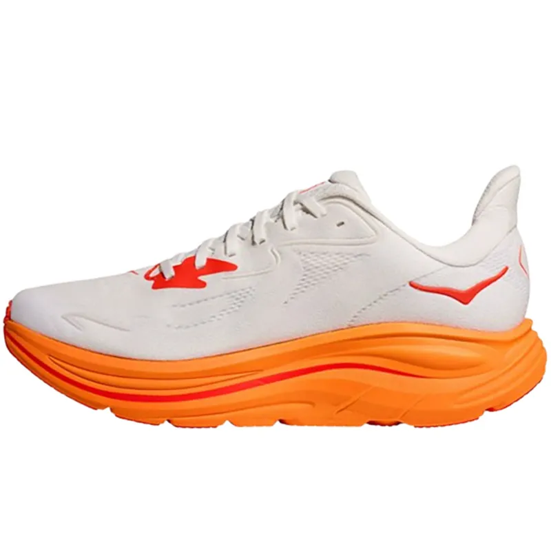 Hoka One One Women's Clifton 10 Frost/Orange Zest-1