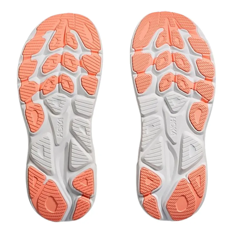 Hoka One One Women's Clifton 10 Lilac Cream/Tangerine-7