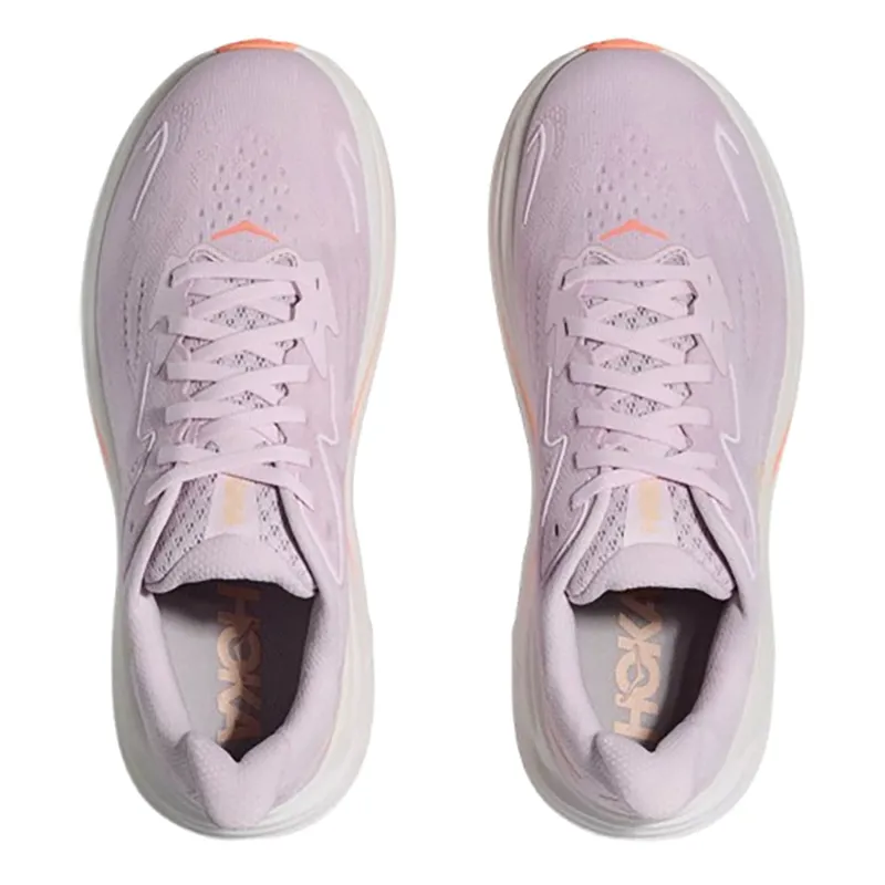 Hoka One One Women's Clifton 10 Lilac Cream/Tangerine-6