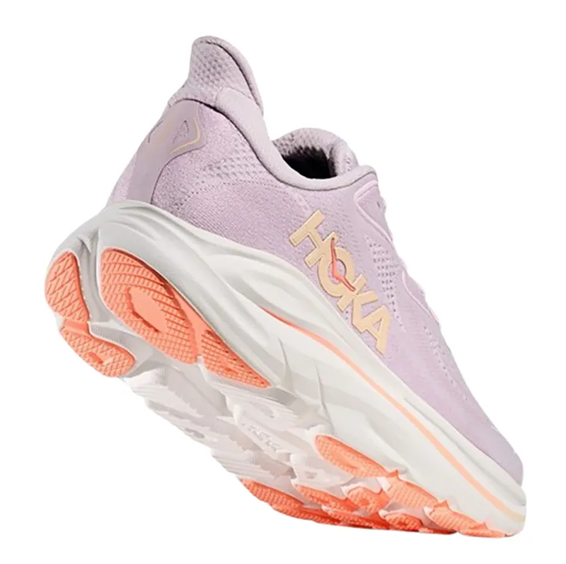 Hoka One One Women's Clifton 10 Lilac Cream/Tangerine-4