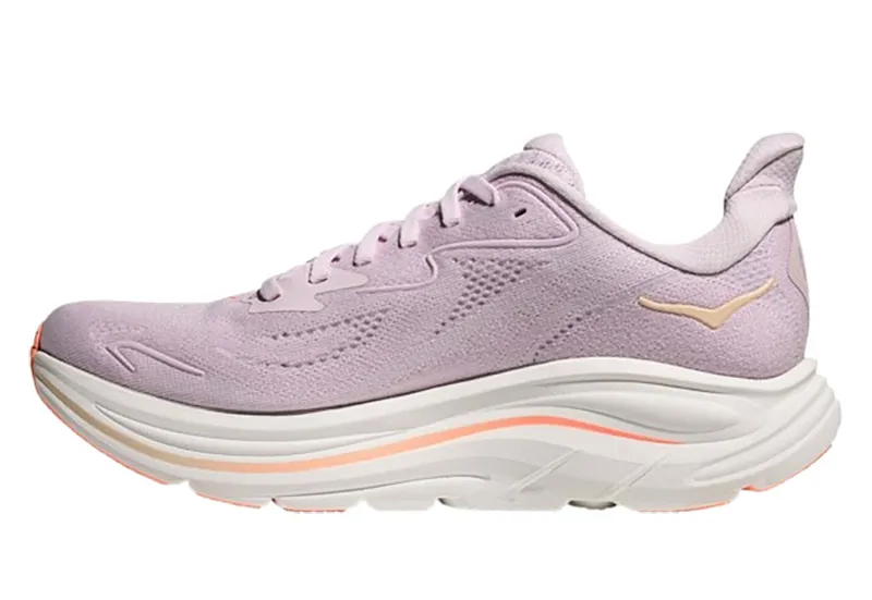Hoka One One Women's Clifton 10 Lilac Cream/Tangerine-1