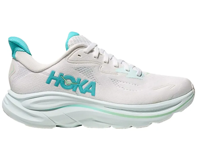 Hoka One One Women's Clifton 10 White/Cielo Blue