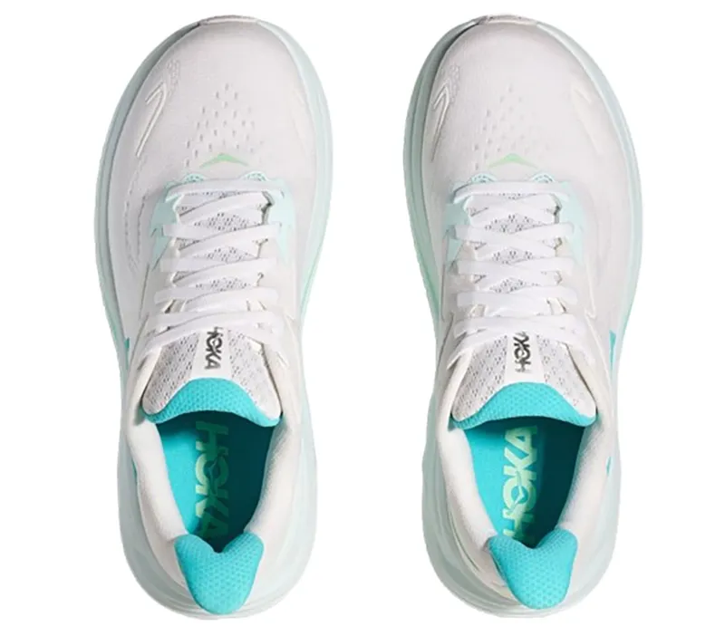Hoka One One Women's Clifton 10 White/Cielo Blue-6