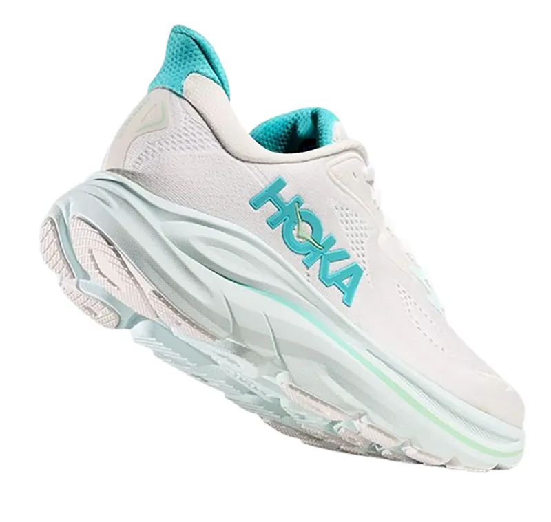 Hoka One One Women's Clifton 10 White/Cielo Blue-4