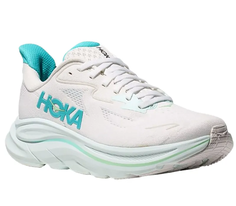 Hoka One One Women's Clifton 10 White/Cielo Blue-2
