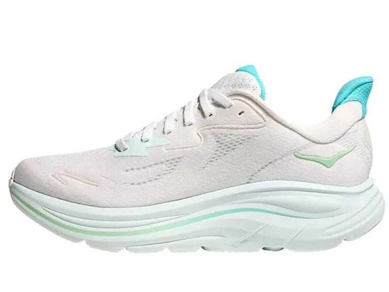 Hoka One One Women's Clifton 10 White/Cielo Blue-1