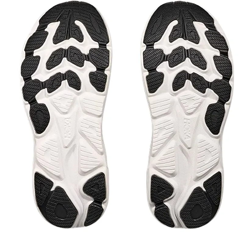 Hoka One One Women's Clifton 10 WIDE - Black/White-5