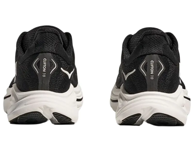 Hoka One One Women's Clifton 10 WIDE - Black/White-3