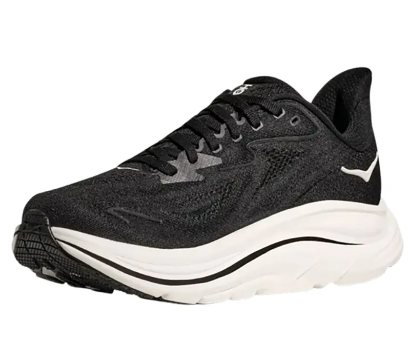 Hoka One One Women's Clifton 10 WIDE - Black/White