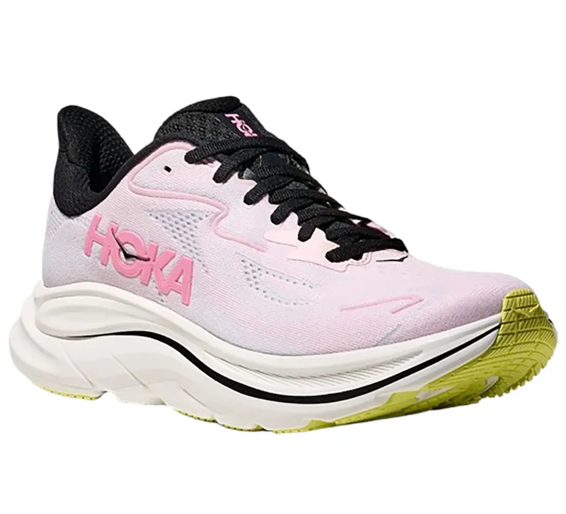 Hoka One One Women's Clifton 10 WIDE - Carnation/Starlight Glow-2