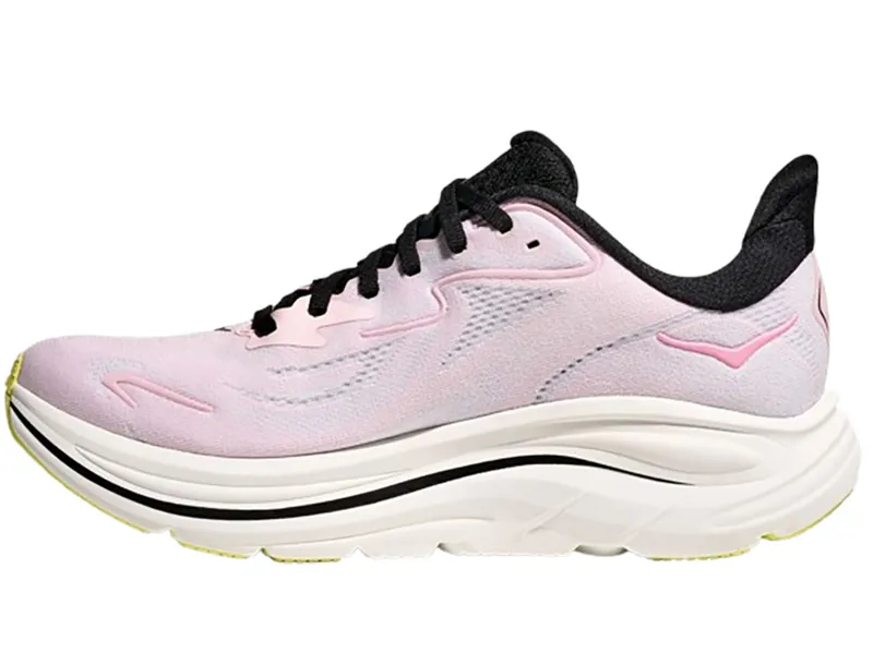 Hoka One One Women's Clifton 10 WIDE - Carnation/Starlight Glow-1