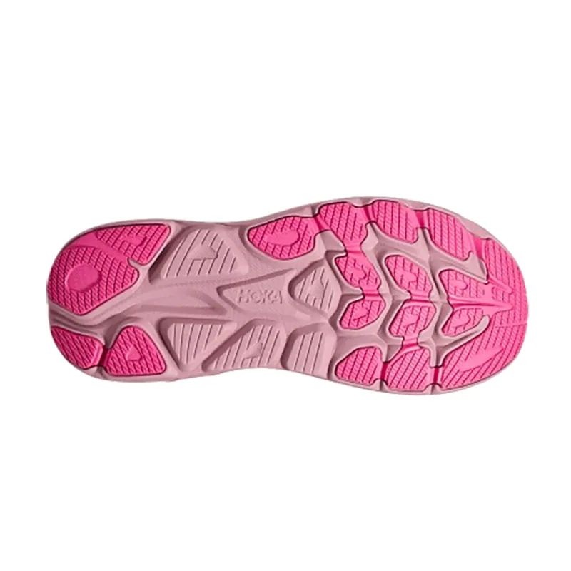 Hoka One One Women's Clifton 10 WIDE - Rose Cream/Dried Rose-8