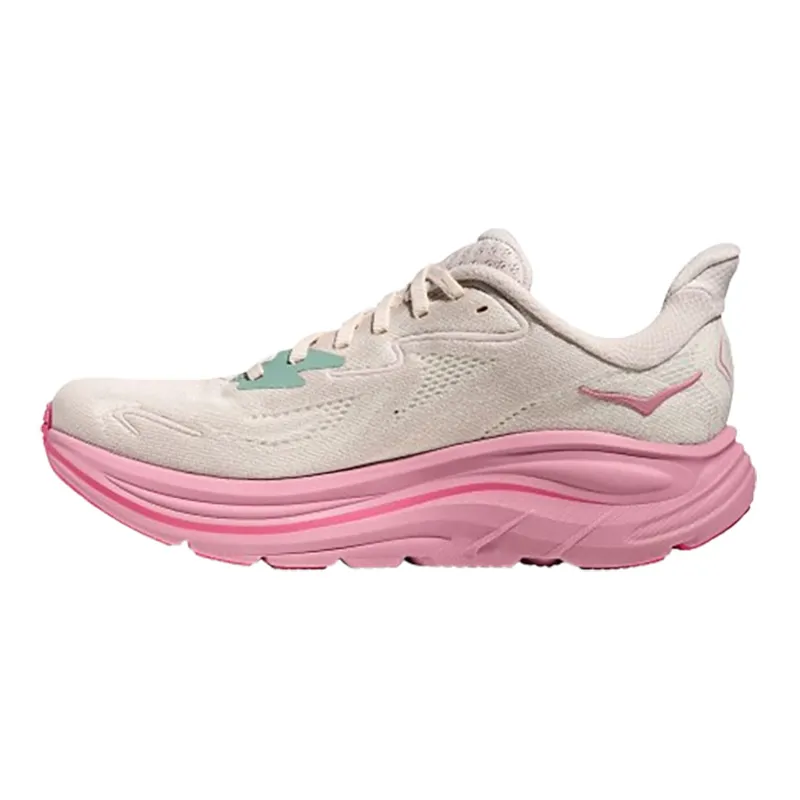 Hoka One One Women's Clifton 10 WIDE - Rose Cream/Dried Rose-1