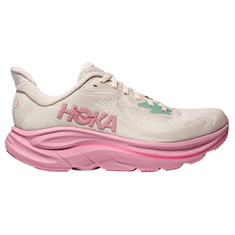 Hoka One One Women's Clifton 10 WIDE - Rose Cream/Dried Rose