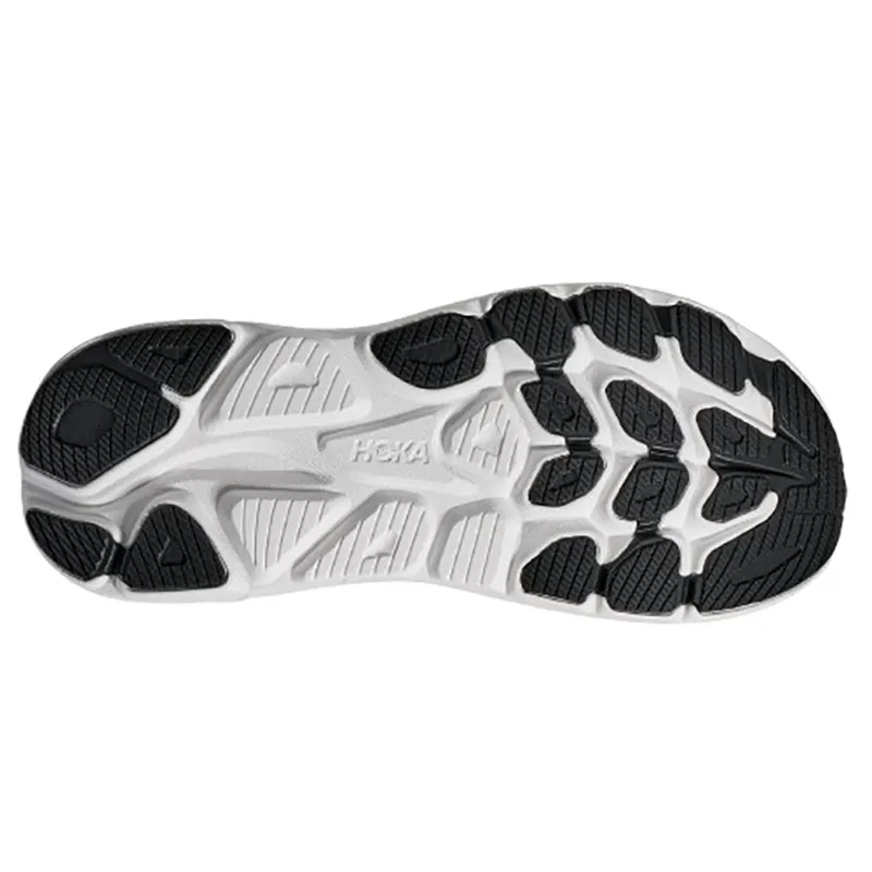 Hoka One One Women's Clifton 10 Wide Sea Glass/Neon Flame-8