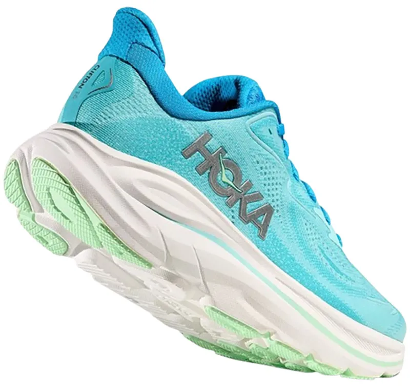 Hoka One One Women's Clifton 10 WIDE - Skyward Blue/Cielo Blue-4