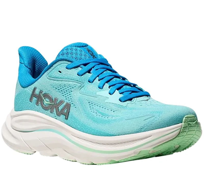 Hoka One One Women's Clifton 10 WIDE - Skyward Blue/Cielo Blue-2