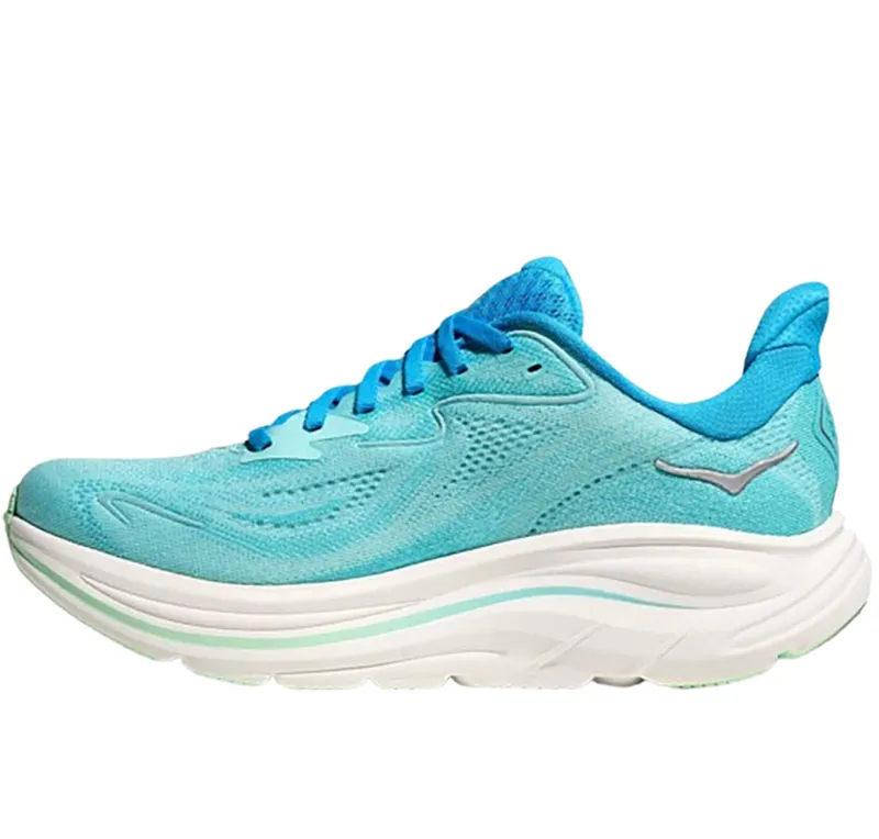Hoka One One Women's Clifton 10 WIDE - Skyward Blue/Cielo Blue-1
