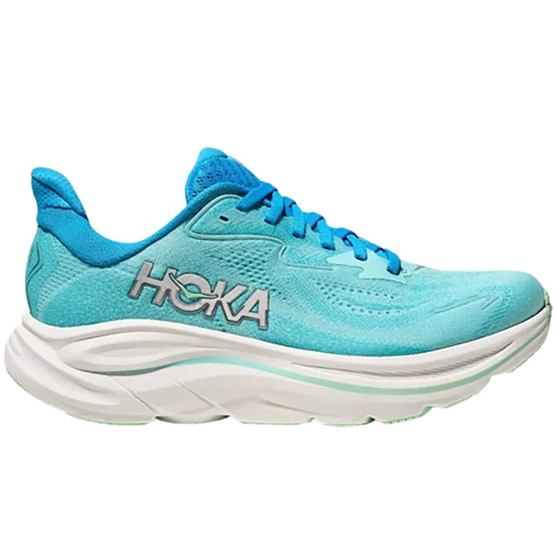 Hoka One One Women's Clifton 10 WIDE - Skyward Blue/Cielo Blue