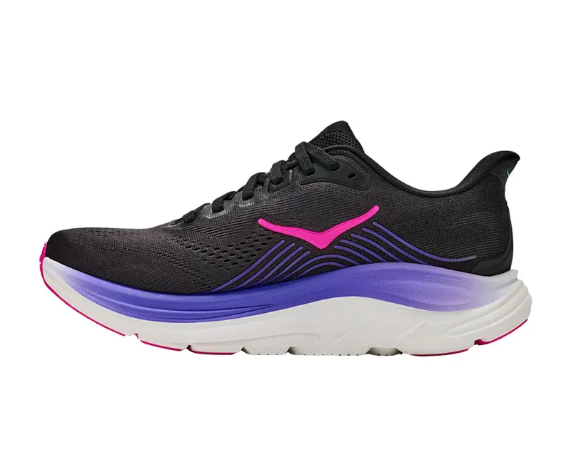 Hoka One One Women's Clifton 11 Black/Neon Nebula-1