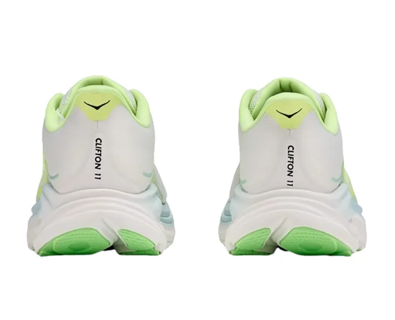 Hoka One One Women's Clifton 11 Frost/Neon Yuzu-5
