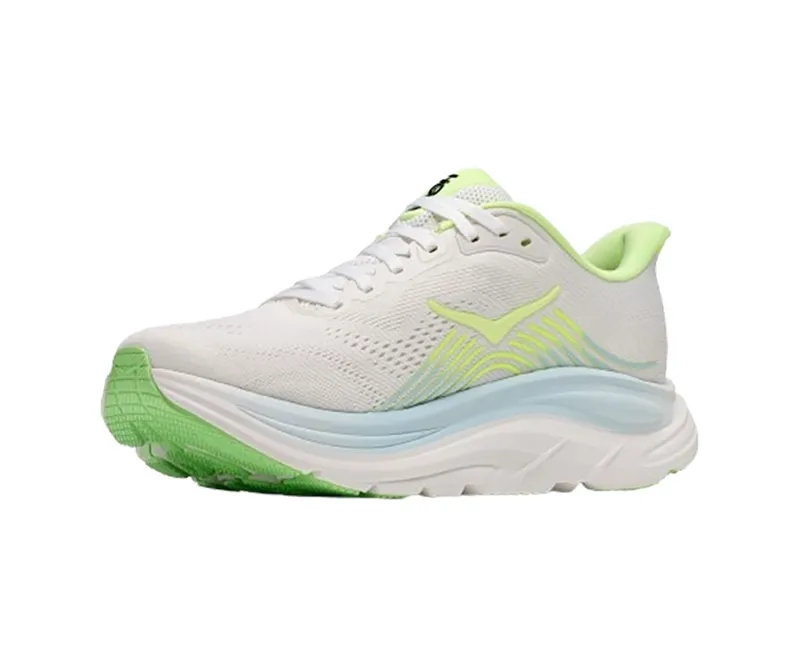 Hoka One One Women's Clifton 11 Frost/Neon Yuzu-3