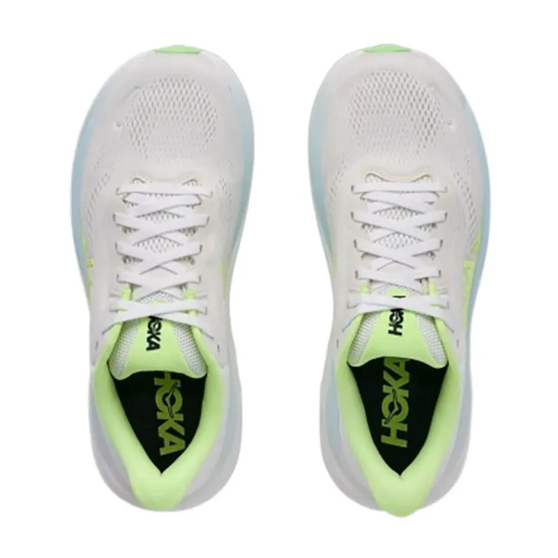 Hoka One One Women's Clifton 11 Wide Frost/Neon Yuzu-6