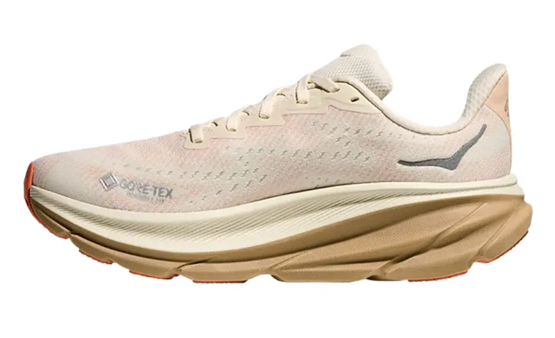 Hoka One One Women's Clifton 9 GTX Eggshell/Khaki-1