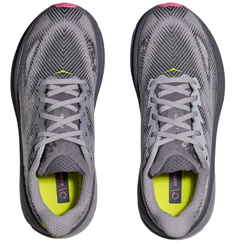 Hoka One One Women's Clifton 9 GTX Grey Skies/Foggy Grey-6