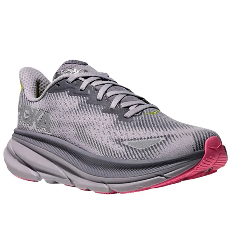 Hoka One One Women's Clifton 9 GTX Grey Skies/Foggy Grey-2